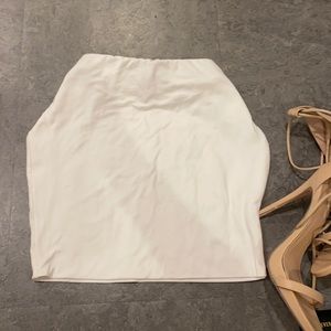 White skirt